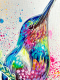 A3 Hummingbird Paint Sketch #1