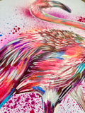 A3 Flamingo Paint Sketch #1