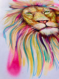 A3 Lion Paint Sketch #1