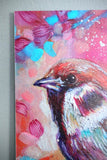 Garden Bird collection- Signed set of 5 individual 16 x 16 cm prints