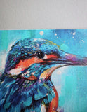Garden Bird collection- Signed set of 5 individual 16 x 16 cm prints