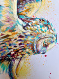 A3 Owl Paint Sketch #1