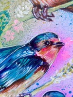A3 Swallow Paint Sketch #1