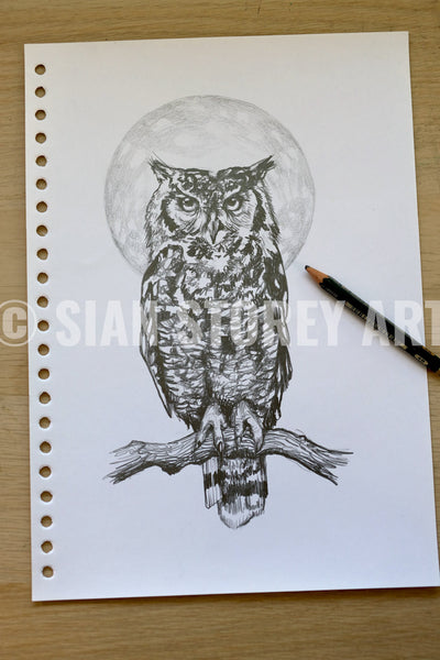 Eagle Owl Sketch #1