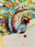 A3 Owl Paint Sketch #1