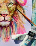 A3 Lion Paint Sketch #1