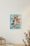 Bee Painting with Soft Sun Glow