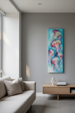 Jellyfish painting in modern interior